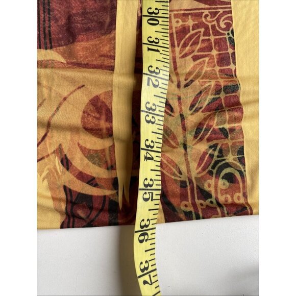 Vintage Y2K One World Baby Doll Dress Women's Large Yellow Abstract Fairy NWT - Picture 13 of 13